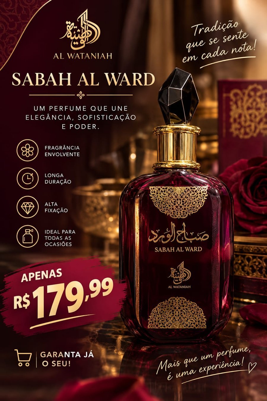 Perfume Sabah Al Ward, R$ 179,99