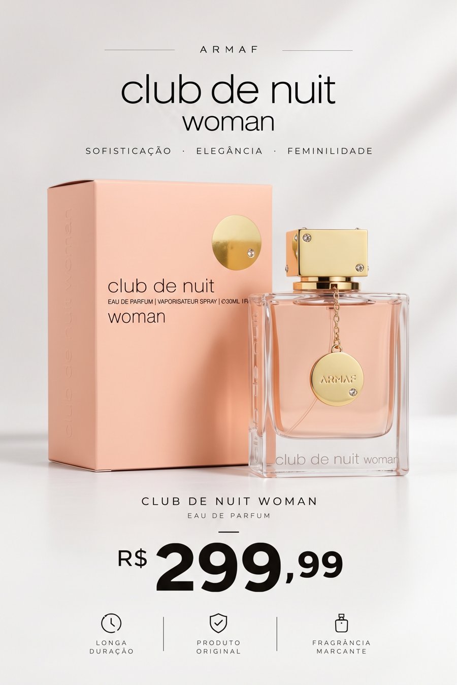 Perfume Club de Nuit Woman, R$ 299,99